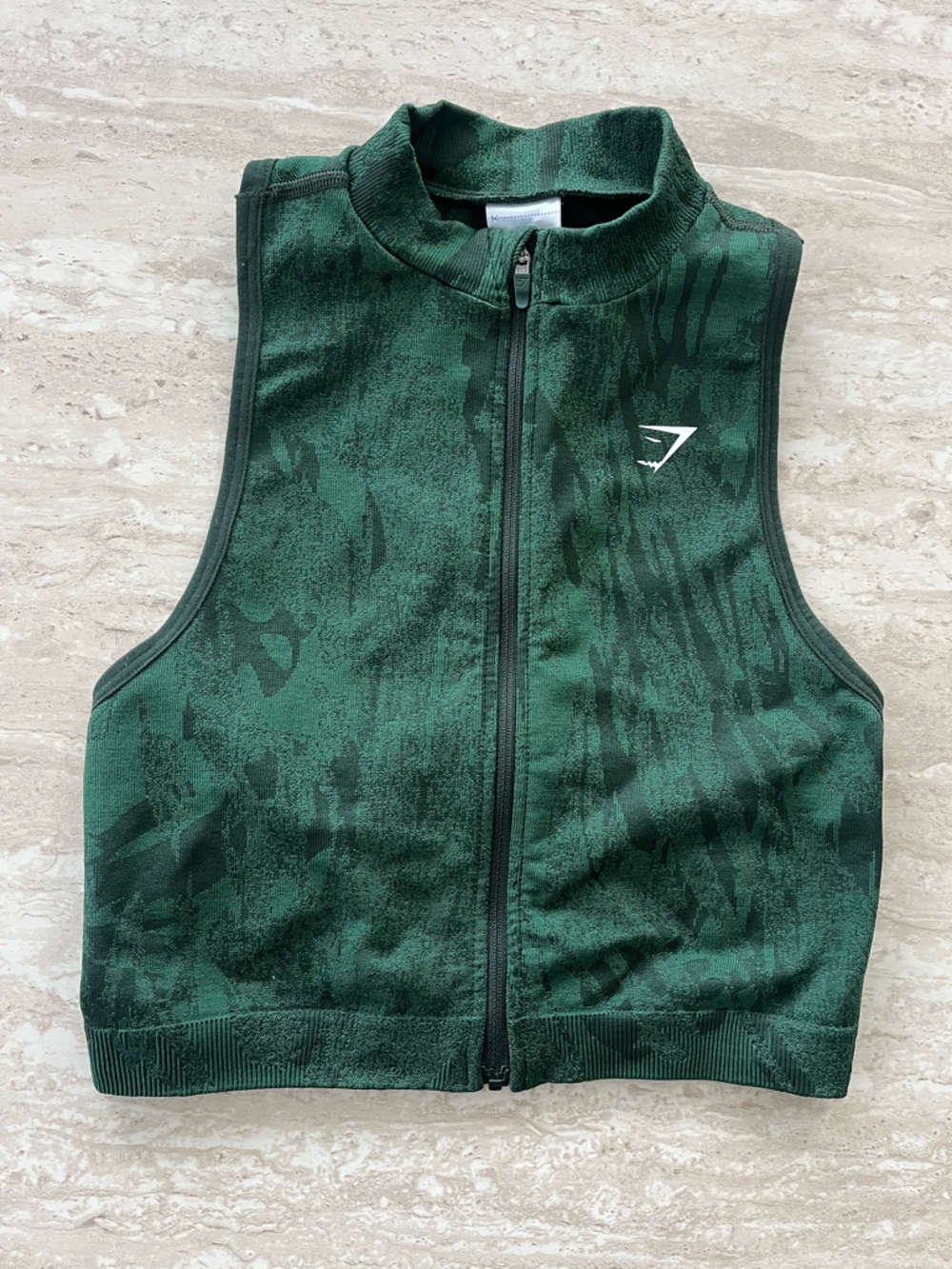 Gymshark Adapt Dark Green Performance Top